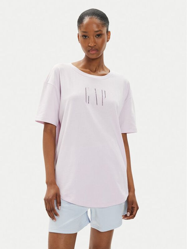 Gap Gap T-shirt 627139-02 Ljubičasta Loose Fit