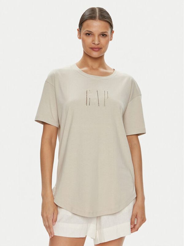 Gap Gap T-shirt 627139-03 Écru Loose Fit