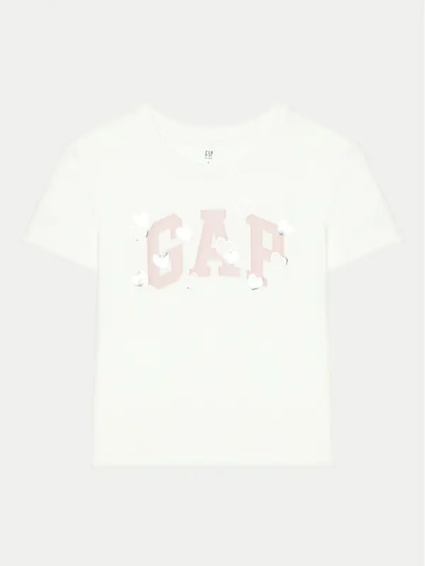 Gap Gap T-shirt 628713-01 Bijela Relaxed Fit