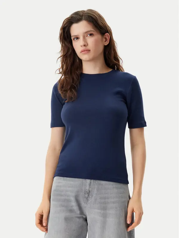 Gap Gap T-shirt 679172-02 Tamnoplava Stretch Fit