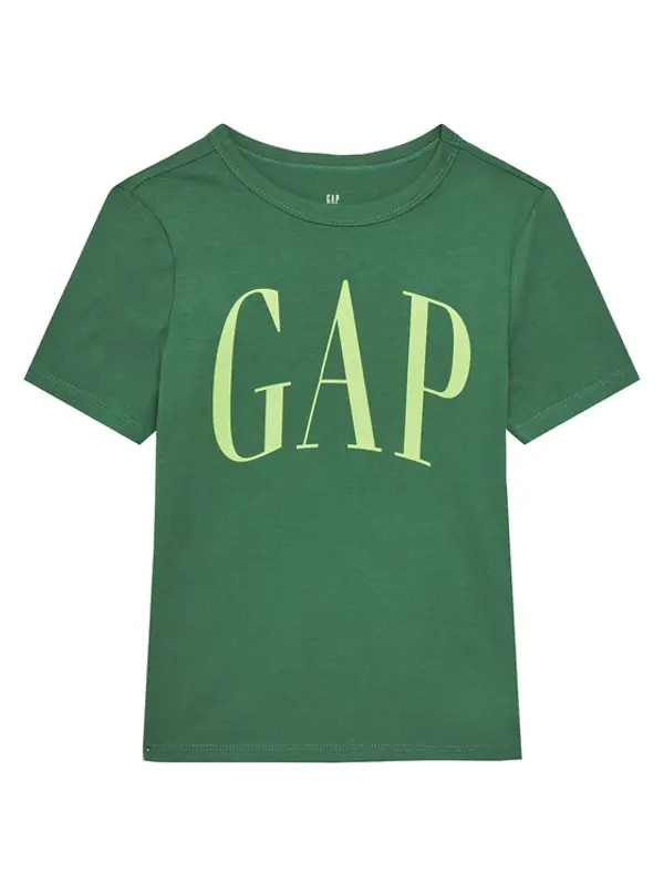 Gap Gap T-shirt 708411-00 Zelena Regular Fit