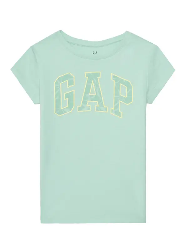 Gap Gap T-shirt 721891-02 Zelena Regular Fit