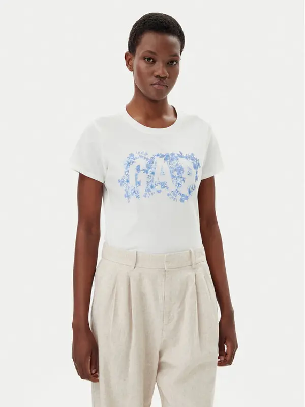 Gap Gap T-shirt 729555-03 Bijela Regular Fit