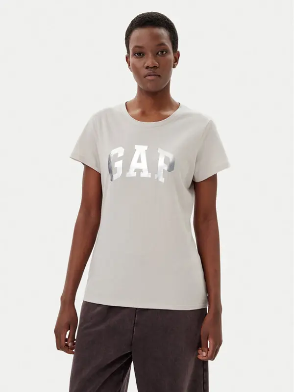 Gap Gap T-shirt 729555-09 Bež Regular Fit