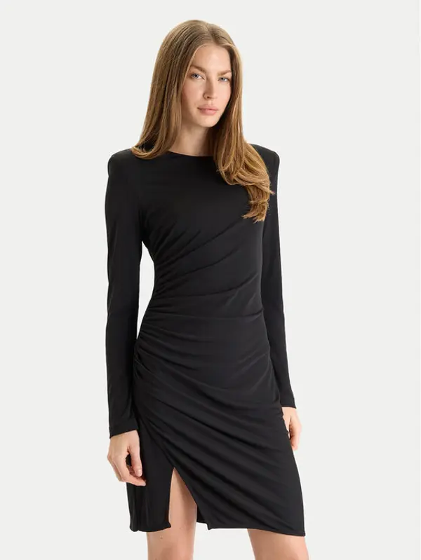 Gaudi Gaudi Koktel haljina 521FD14009 Crna Slim Fit