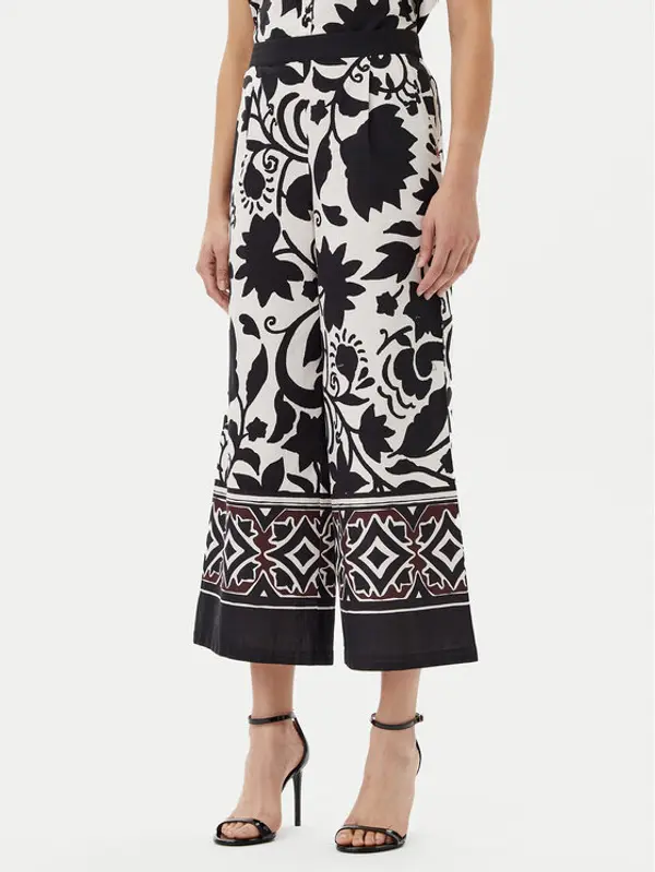 Gaudi Gaudi Kulot 511FD25011 Crna Relaxed Fit