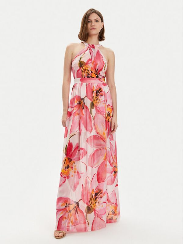 Gaudi Gaudi Ljetna haljina 411FD15036 Ružičasta Regular Fit