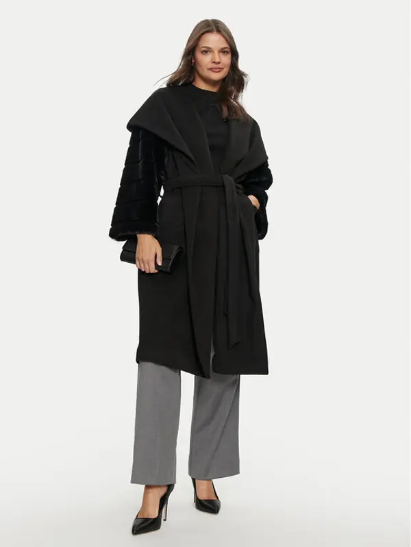 Gaudi Gaudi Prijelazni kaput 421FD35014 Crna Regular Fit