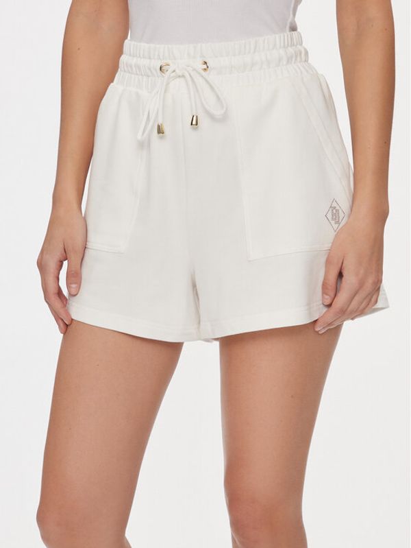 Gaudi Gaudi Sportske kratke hlače 411BD24011 Écru Regular Fit