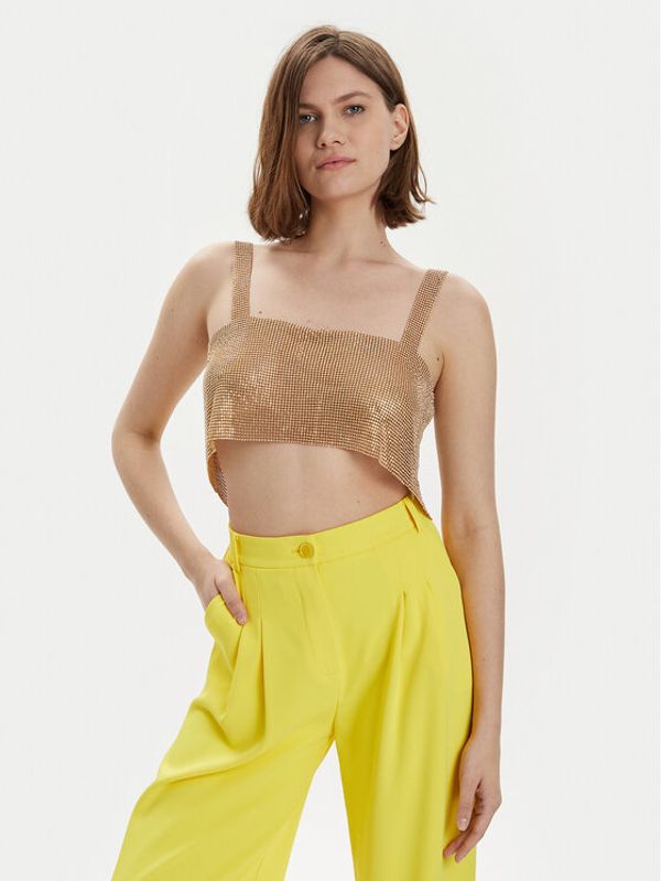 Gaudi Gaudi Top 411FD44003 Zlatna Regular Fit