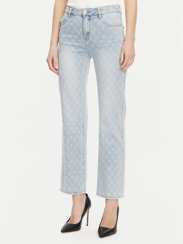 Gaudi Gaudi Traperice 511BD26008 Plava Straight Fit