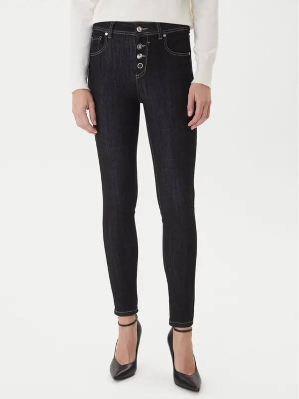 Gaudi Gaudi Traperice 521BD26005 Crna Slim Fit