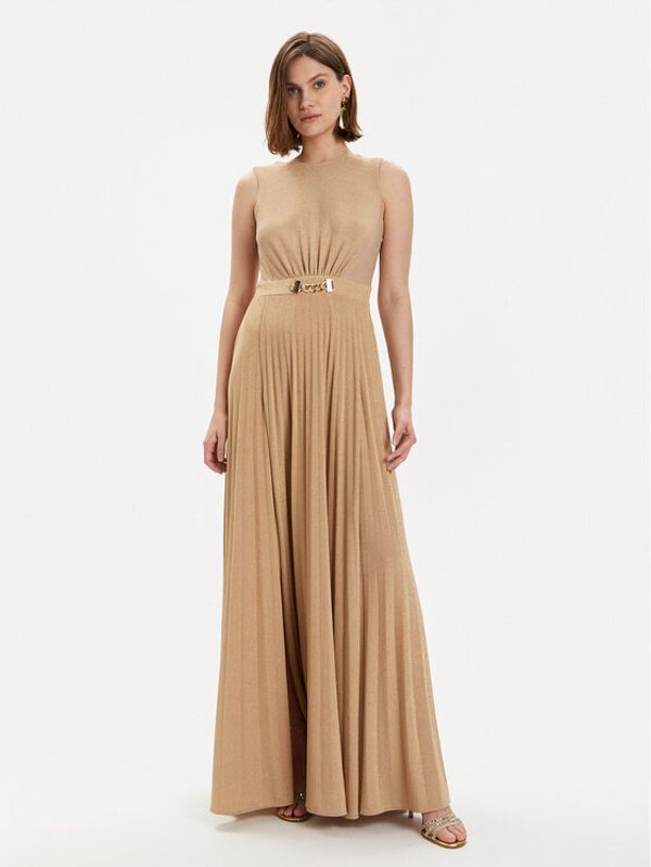 Gaudi Gaudi Večernja haljina 411FD14007 Ljubičasta Regular Fit