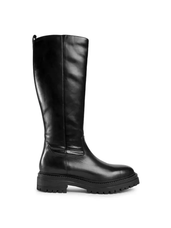 Geox Geox Čizme ispod koljena D Iridea C D04HRC 05443 C9999 Crna