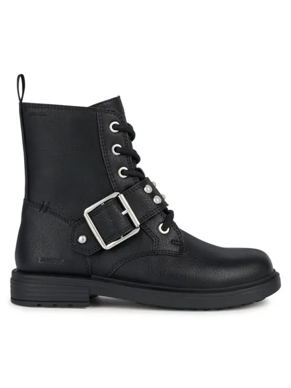 Geox Geox Čizme Jr Eclair J369QD 000BU C9999 D Crna