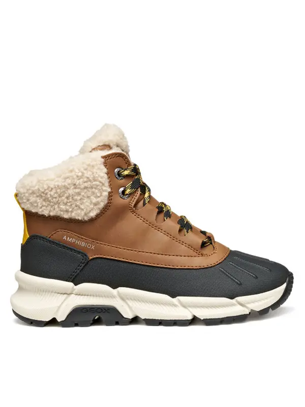 Geox Geox Gležnjače J Flexyper Plus J56LCB 0ME50 C0324 S Smeđa