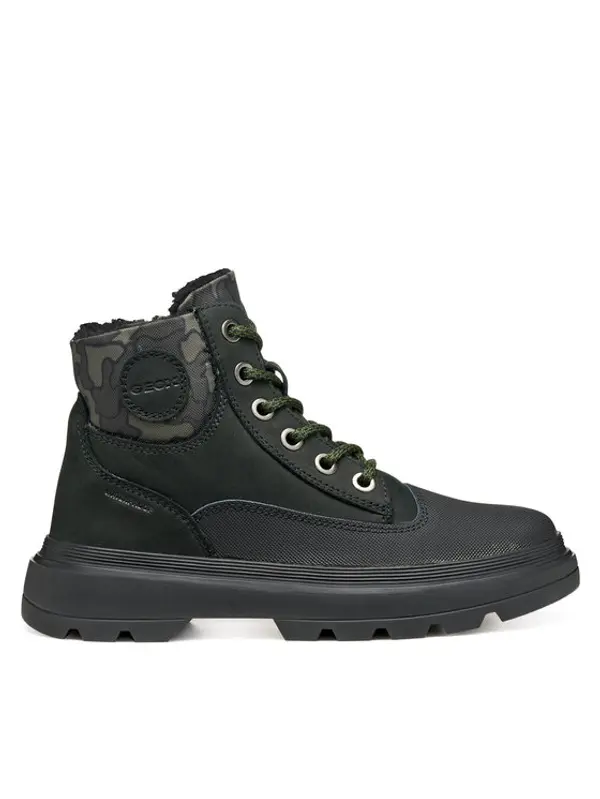 Geox Geox Gležnjače J Kiddartah Wpf J56MLB 032MN C0033 S Crna