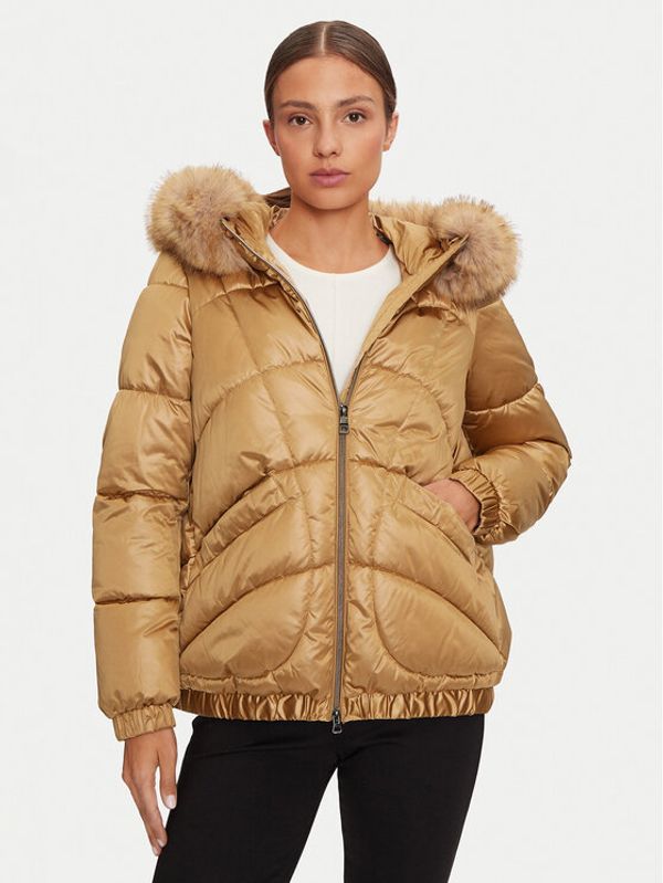 Geox Geox Pernata jakna Backsie W4628S T2843 F5233 Bež Regular Fit