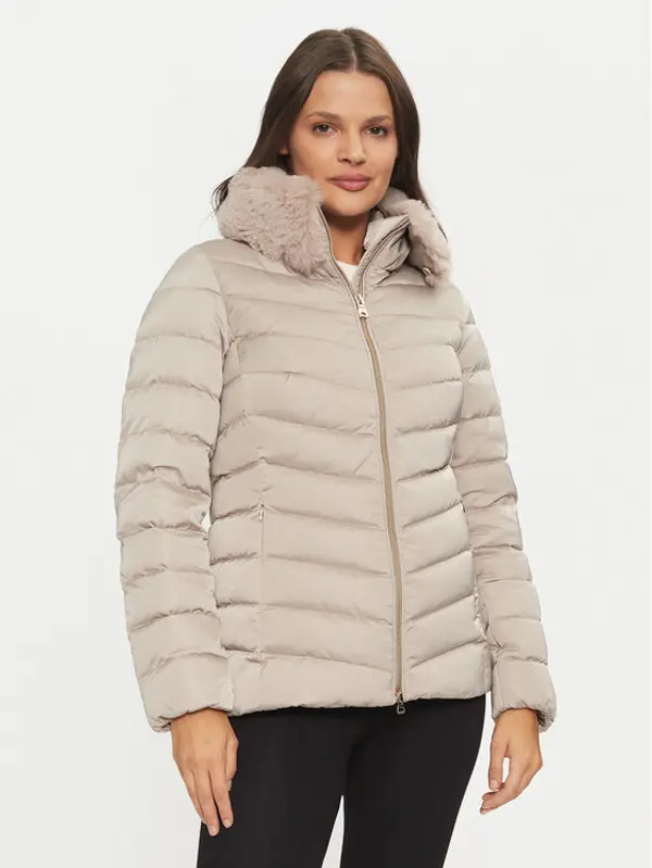 Geox Geox Pernata jakna Calithe W4626T T3122 F5025 Bež Regular Fit