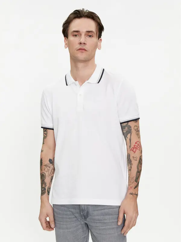 Geox Geox Polo M4510Q T2649 F1492 Bijela Regular Fit