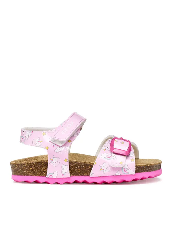 Geox Geox Sandale B Sandal Chalki Girl B922RA 000FC C8206 M Ružičasta