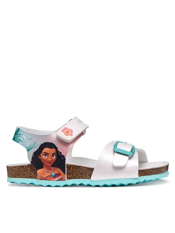 Geox Geox Sandale J Adriel Girl J558MG 000NF C0817 D Bijela