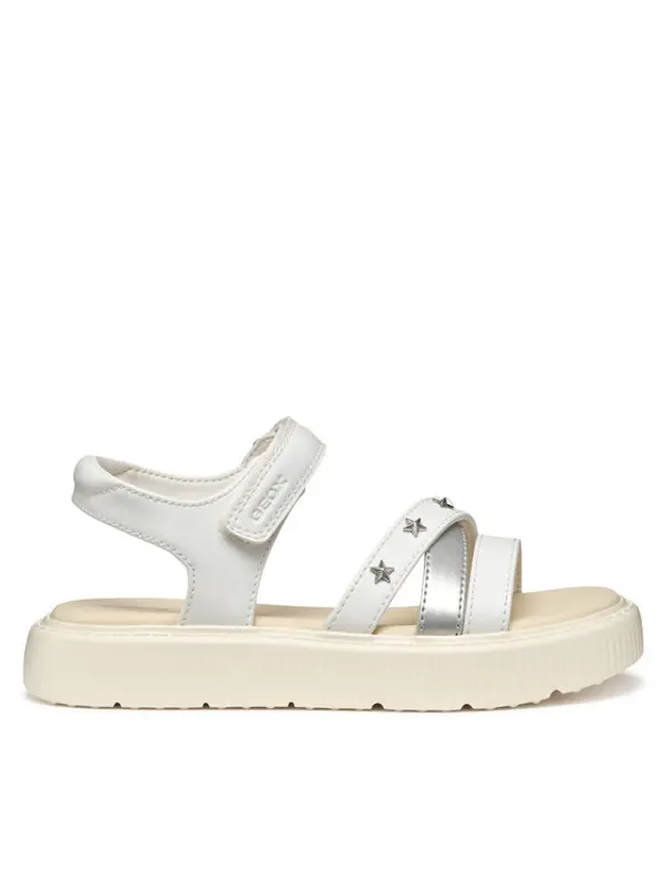 Geox Geox Sandale J Kodette Gir J45DBI 000BC C0007 D Bijela