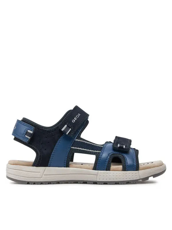 Geox Geox Sandale J Sandal Alben Boy J35AVA 01520 CF44M D Tamnoplava
