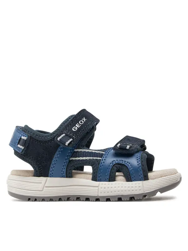 Geox Geox Sandale J Sandal Alben Boy J35AVA 01520 CF44M M Tamnoplava