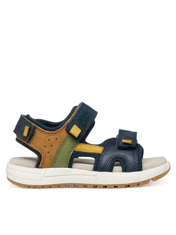 Geox Geox Sandale J Sandal Alben Boy J35AVA 01522 CF42Q S Tamnoplava