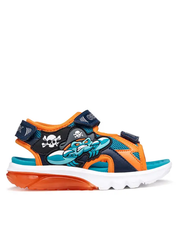 Geox Geox Sandale J Sandal Ciberdron B J65MXD 01454 C4361 S Tamnoplava