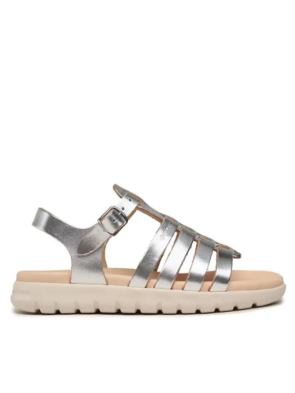 Geox Geox Sandale J Sandal Soleima Gir J35GSB 000CF C1007 S Srebrna