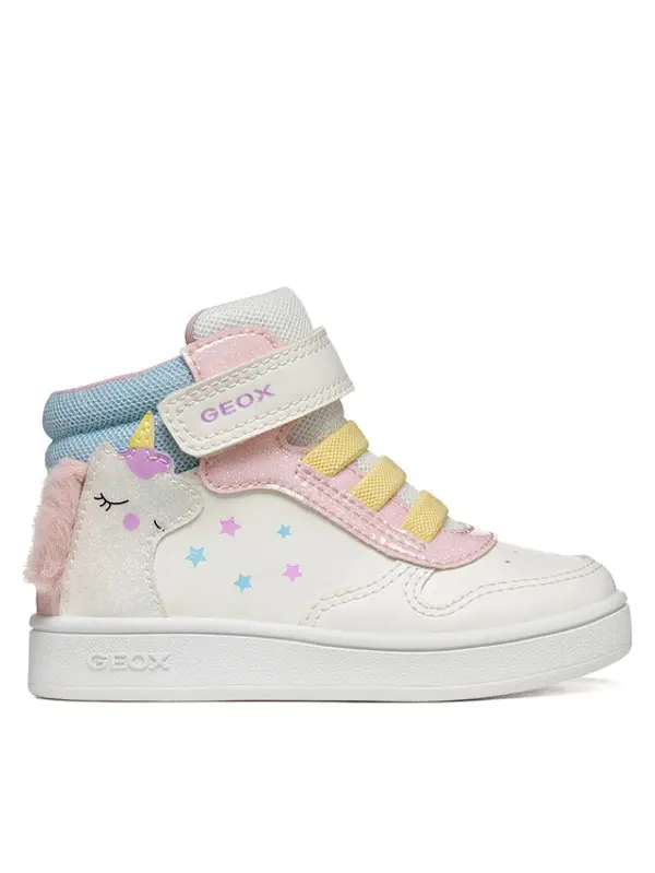 Geox Geox Tenisice B Eclyper Girl B665MB 0BCQ6 C0406 M Bijela