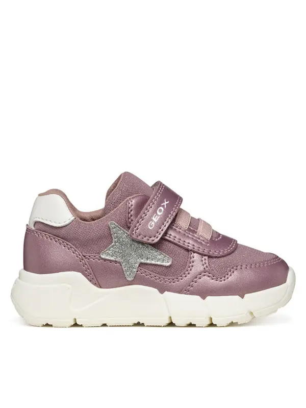 Geox Geox Tenisice B Flexyper Mini Girl B566NB 0AJAS C8217 M Tamno srebrna