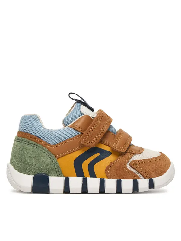 Geox Geox Tenisice B Iupidoo Boy B3555D 02214 C5G2Q Smeđa