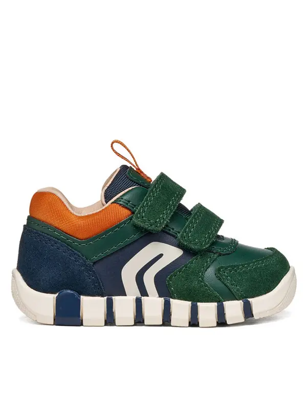 Geox Geox Tenisice B Iupidoo Boy B3555D 05422 C3P2T Zelena