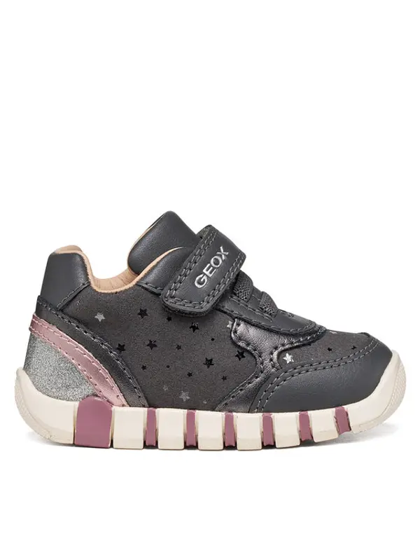 Geox Geox Tenisice B Iupidoo Girl B5658B 0DHBC C0710 Tamno siva