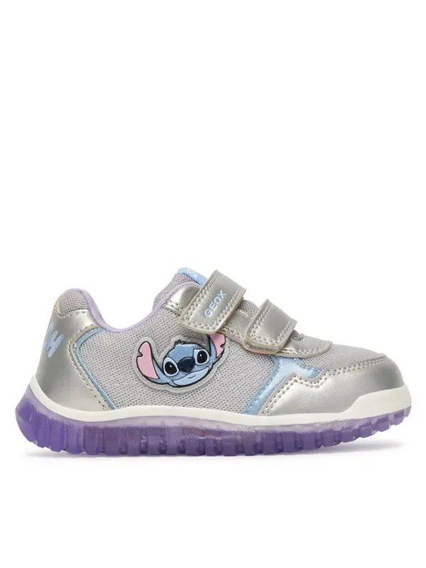 Geox Geox Tenisice B Lightyloo Girl B6561C 0AJAS C1316 Srebrna