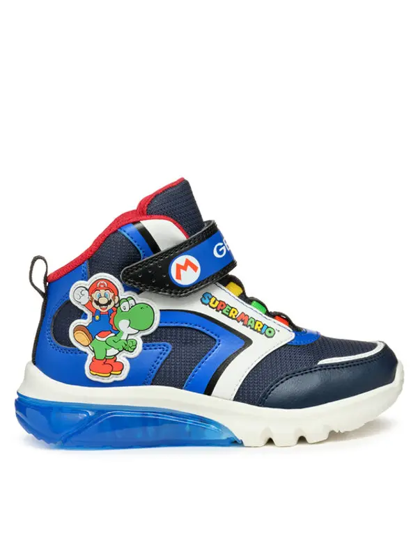 Geox Geox Tenisice J Ciberdron Boy J46LBJ 054FU C4226 D Tamnoplava