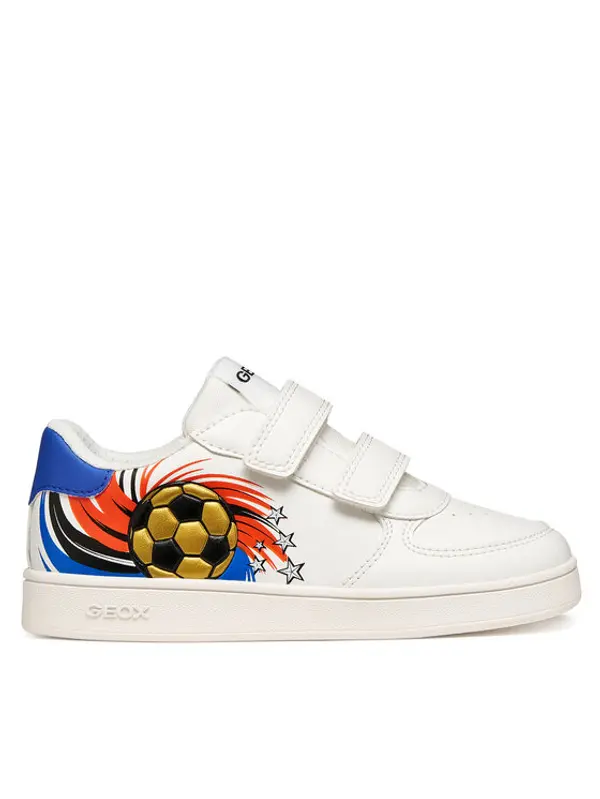 Geox Geox Tenisice J Eclyper Boy J65LSD 0FU54 C0293 S Bijela