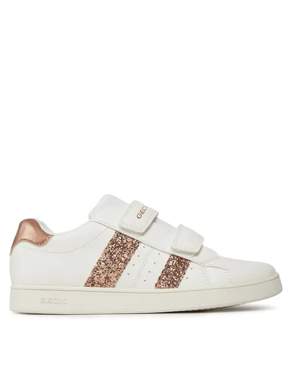 Geox Geox Tenisice J Eclyper Girl J45LRA 000BC C1ZH8 D Bijela