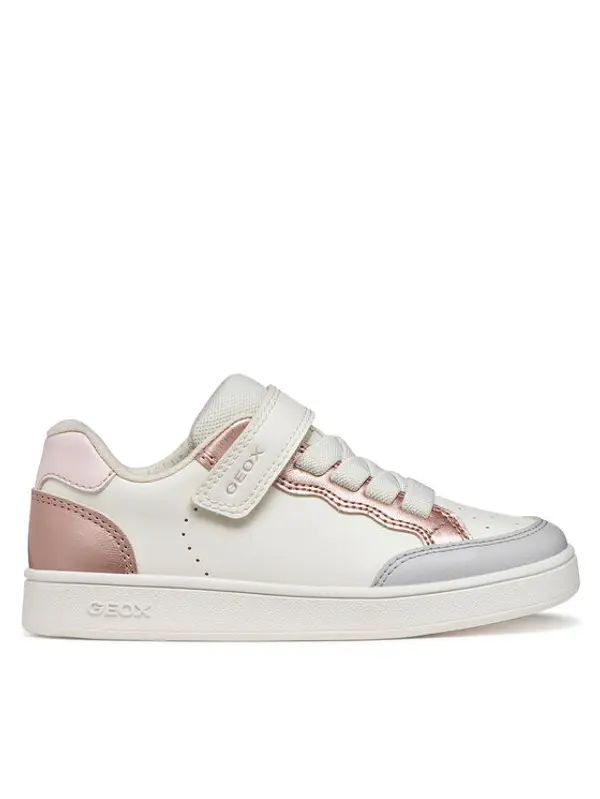 Geox Geox Tenisice J Eclyper Girl J65LRB 054AJ C0406 S Bijela