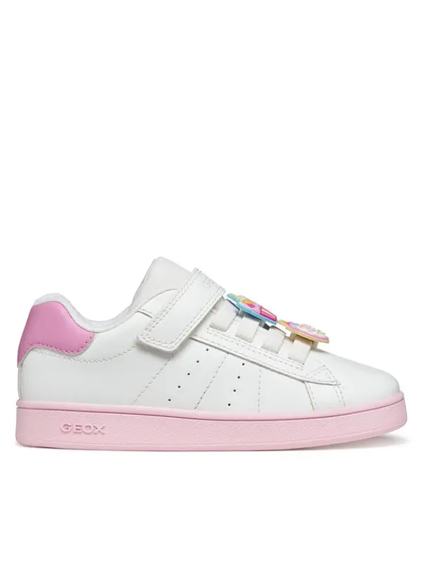 Geox Geox Tenisice J Eclyper Girl J65LRF 000BC C1364 S Bijela