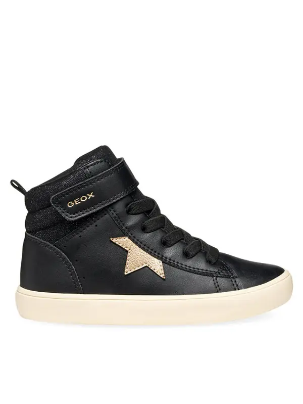 Geox Geox Tenisice J Gisli Girl J564NC 054AS C9BB5 S Crna