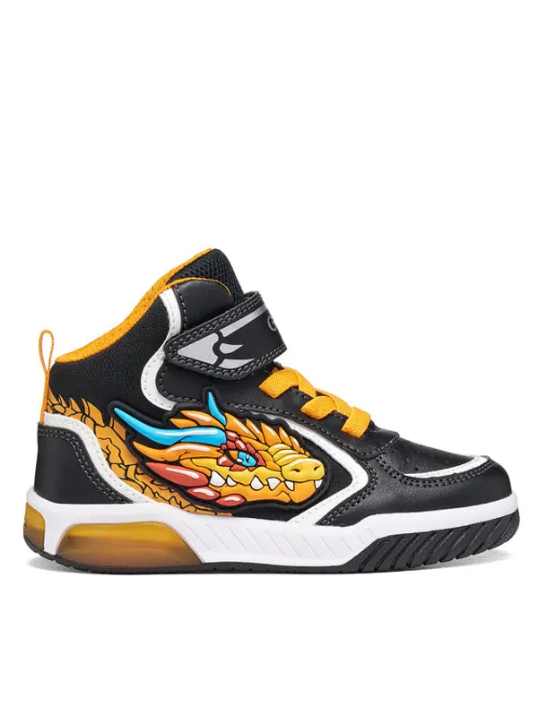 Geox Geox Tenisice J Inek Boy J669CA 014BC C0038 S Crna