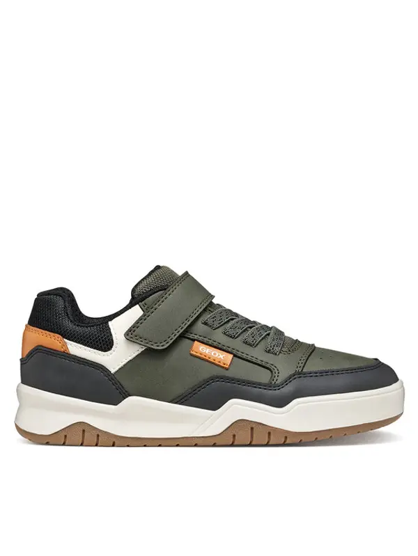 Geox Geox Tenisice J Perth Boy J367RE 0MEMS C3009 M Tamno zelena
