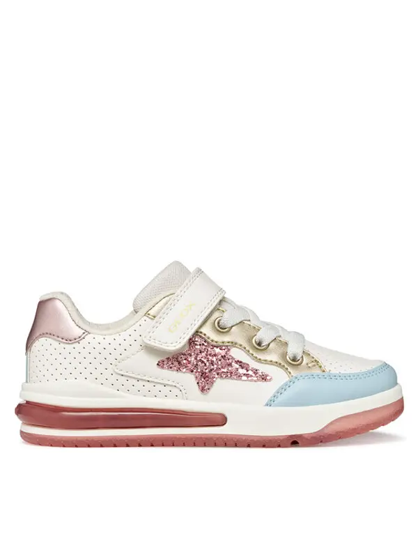 Geox Geox Tenisice J Sketlite Girl J65NWA 054AJ C1Z8W D Bijela
