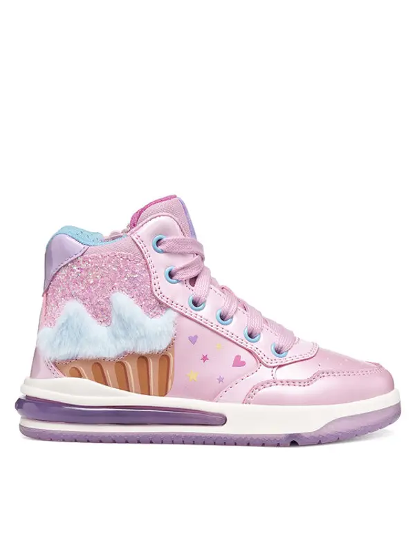 Geox Geox Tenisice J Sketlite Girl J66NWB 0NFKN C8207 M Svijetlo roza