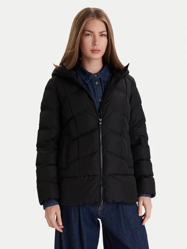 Geox Geox Zimska jakna Anylla W4628P T3144 F9000 Crna Regular Fit