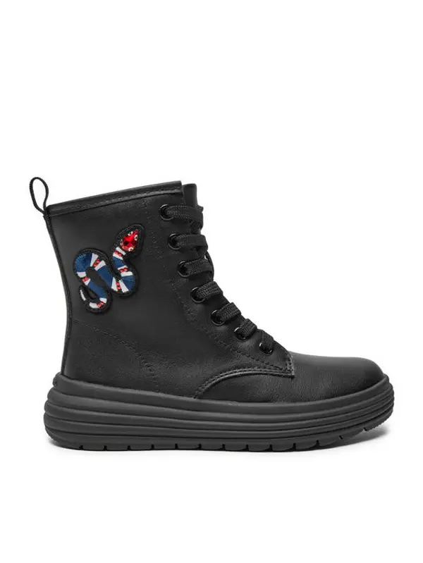 Geox Geox Zimske čizme J Phaolae Girl J46ETD 000BC C9999 M Crna